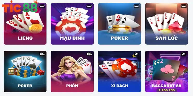 Sảnh game bài cung cấp đa dạng nhiều tựa game hấp dẫn Sảnh game bài cung cấp đa dạng nhiều tựa game hấp dẫn